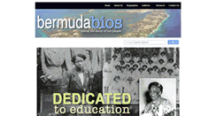 Desktop Screenshot of bermudabiographies.bm